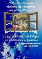 Living Nativity Scene Recited By The Children In The Crib Village, First Edition