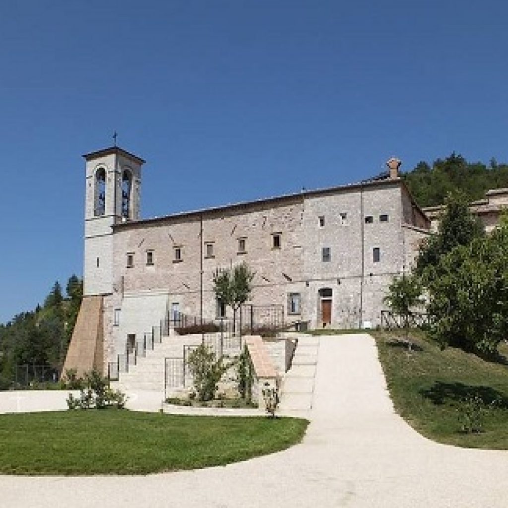 The Basilica of St. Ubaldo has five naves and was restored in 1500 by the Canonici Regolari Lateranensi to whom, the guard of the sanctuary was entrusted.