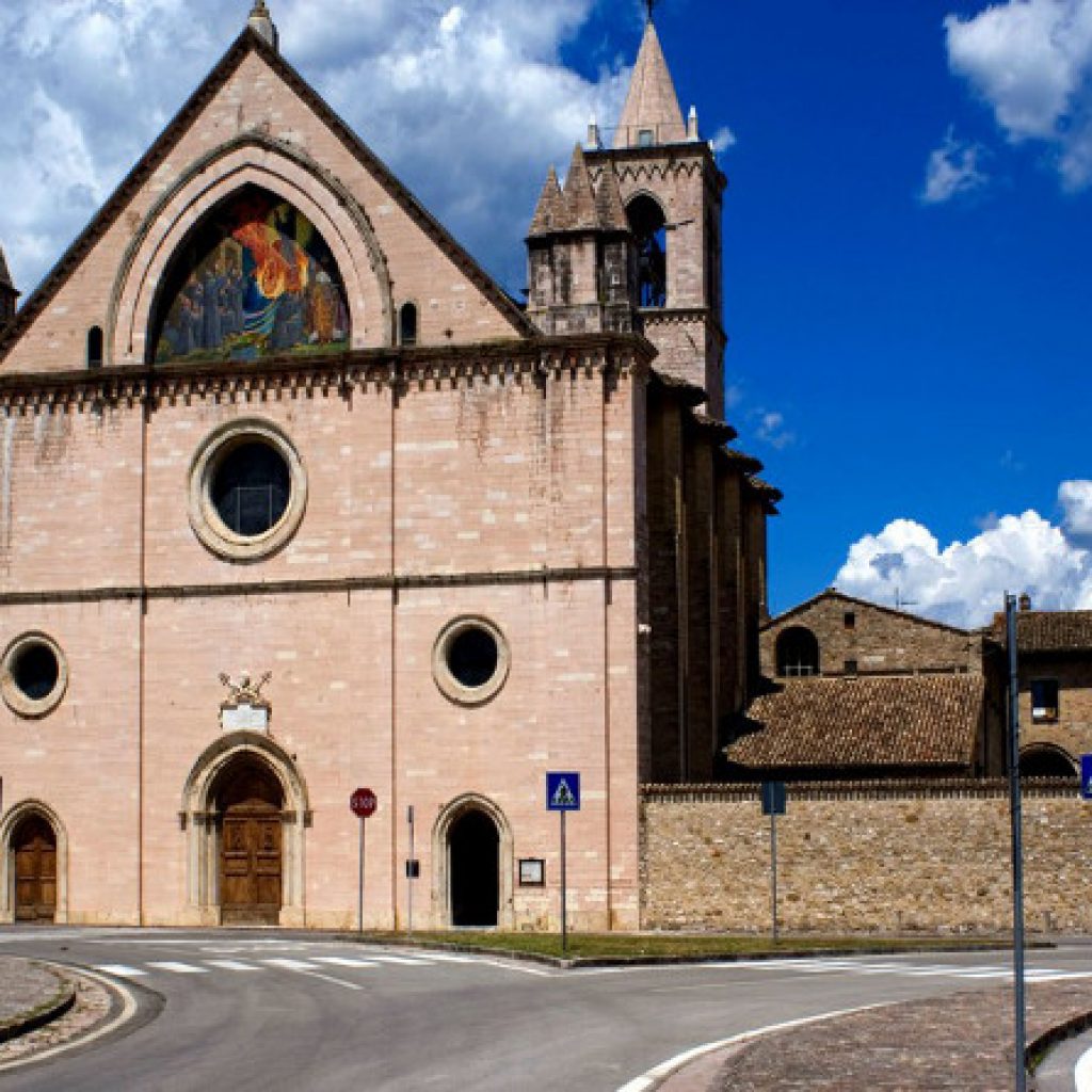 The church of Santa Maria of Rivotorto, famous as the 