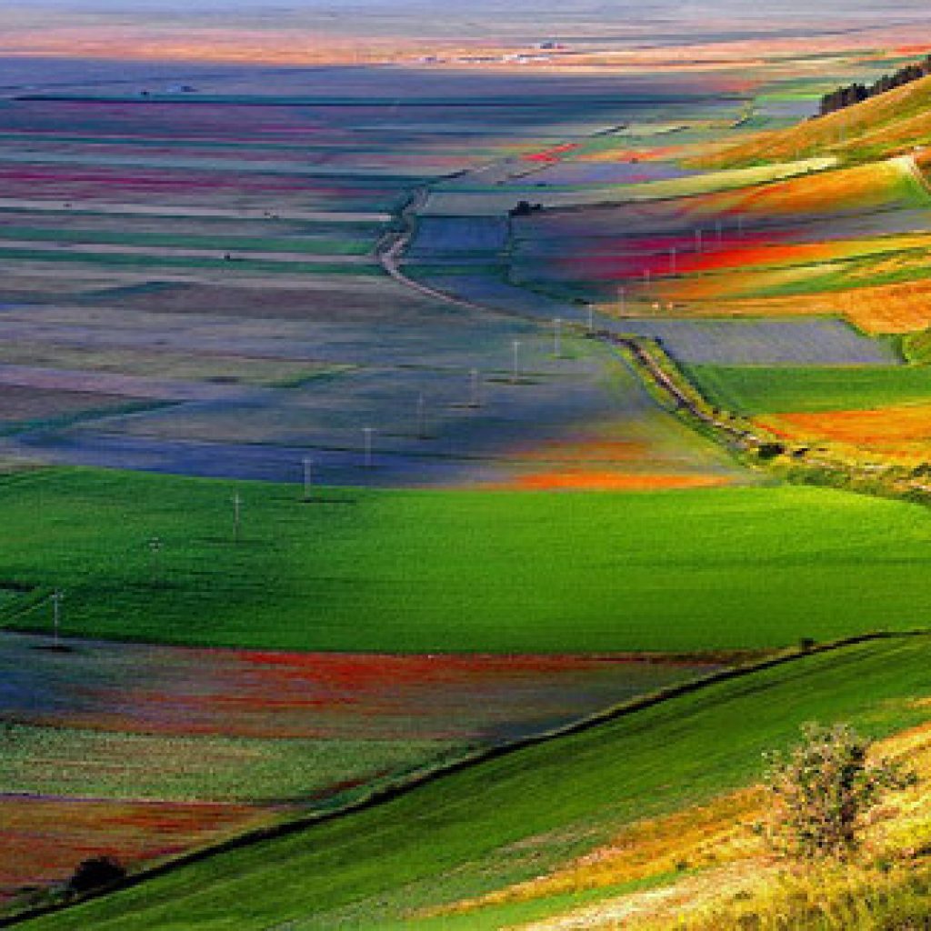 Partiamo da Castelluccio di Norcia e giungiamo a Norcia, oasi gastronomica nota in tutto il mondo, fino a sfiorare un vero gioiello tramandatoci dal Medioevo