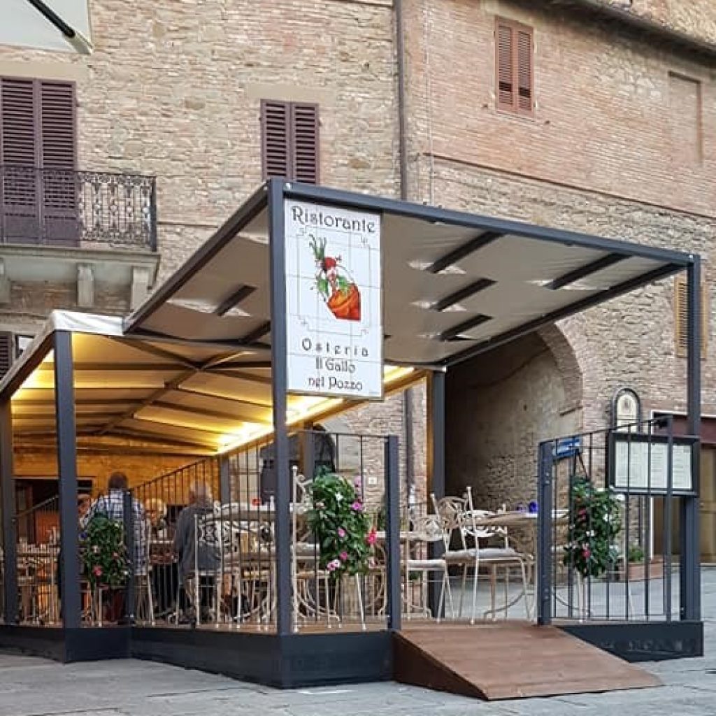 The 'Gallo nel Pozzo,' a small venue located in the basement of an old noble palace, is characterized by the presence of an ancient well.